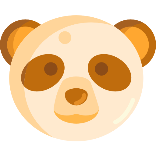panda Flaticons Flat icoon