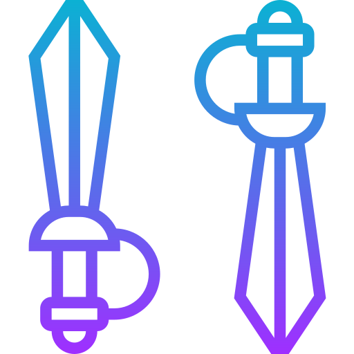 espadas Meticulous Gradient icono
