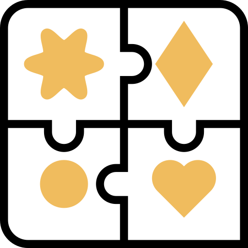 puzzle Meticulous Yellow shadow ikona