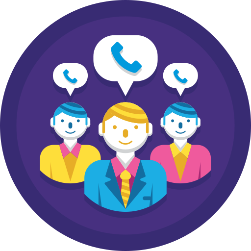 Teleconference Flaticons.com Lineal icon