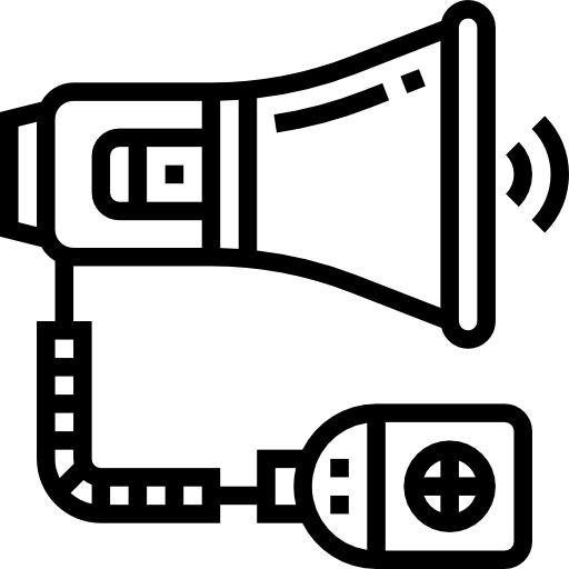 メガホン Meticulous Line icon