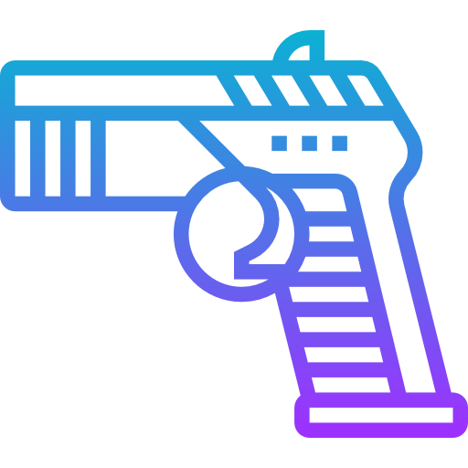 Gun Meticulous Gradient icon