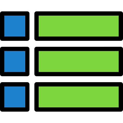 Гамбургер Generic color lineal-color иконка