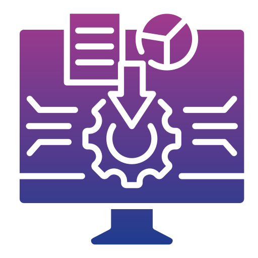 datos Generic gradient fill icono