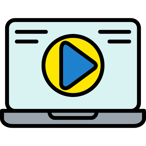 video Generic color lineal-color icon