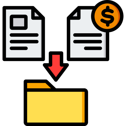 datenerfassung Generic color lineal-color icon