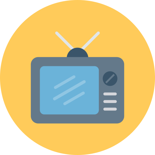 tv Generic color fill icon