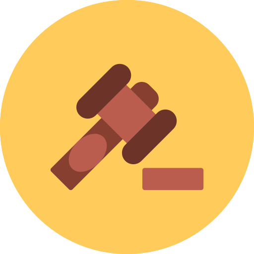 Law hammer Generic color fill icon