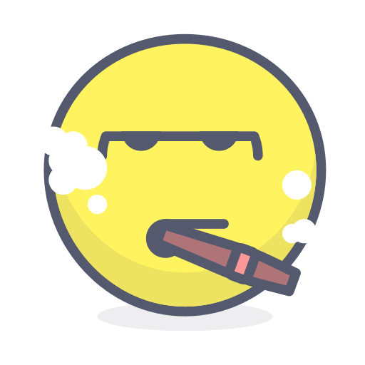Smoker Darius Dan Lineal Color icon
