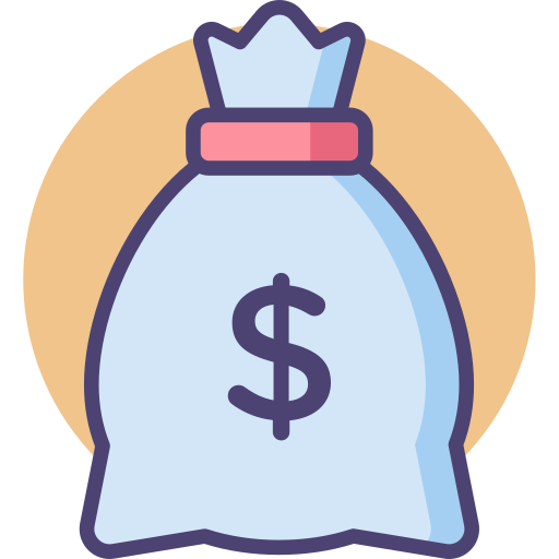 Money bag Flaticons.com Flat icon