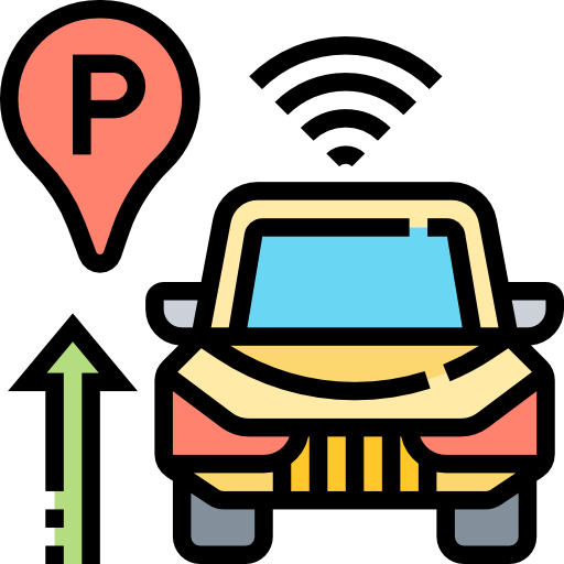 sensor de estacionamiento Meticulous Lineal Color icono