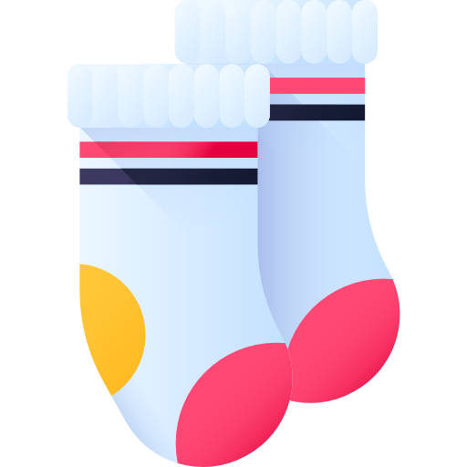 calcetines 3D Color icono