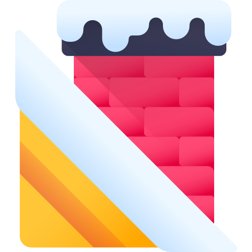굴뚝 3D Color icon