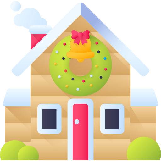 casa 3D Color icono