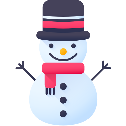 Snowman 3D Color icon
