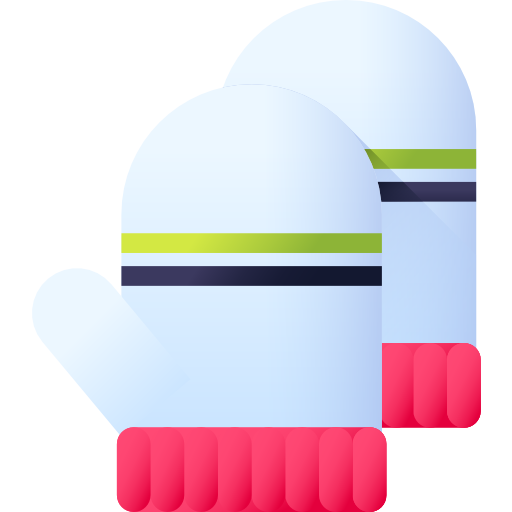 Mittens 3D Color icon