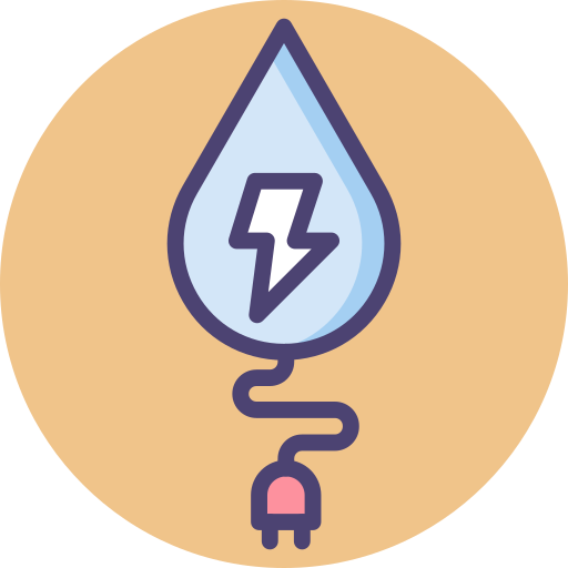 energia wody Flaticons.com Flat ikona