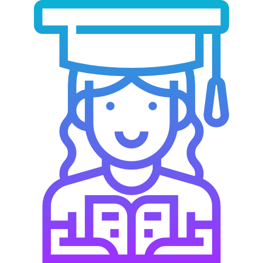 student Meticulous Gradient icoon