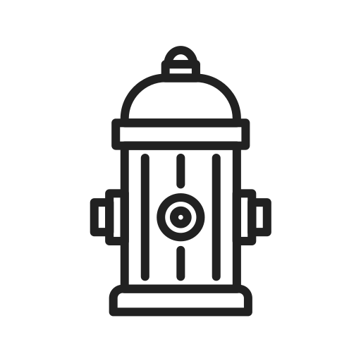 hydrant Generic black outline icon