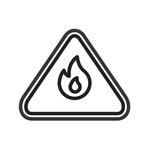 allarme antincendio Generic black outline icona