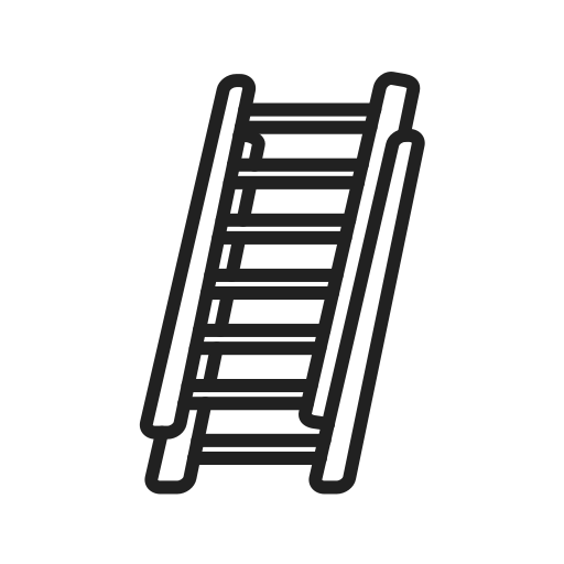 Лестница Generic black outline иконка