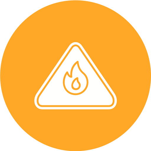 alerta de incendio Generic color fill icono