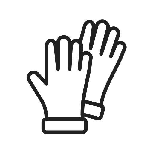 rękawice Generic black outline ikona