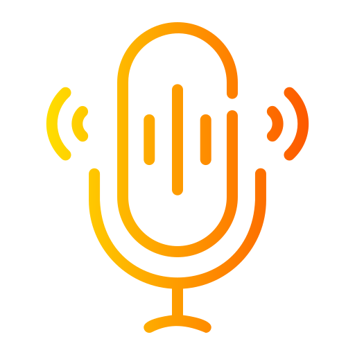 Microphone Generic gradient outline icon