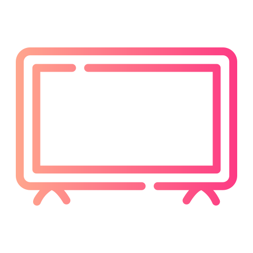 Digital tv Generic gradient outline icon