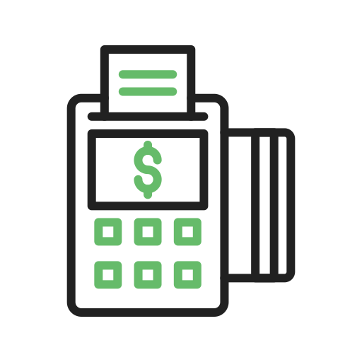 Card machine Generic color outline icon