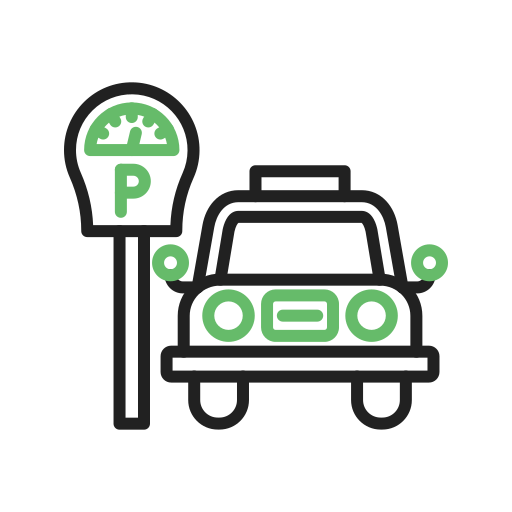 parkeermeter Generic color outline icoon