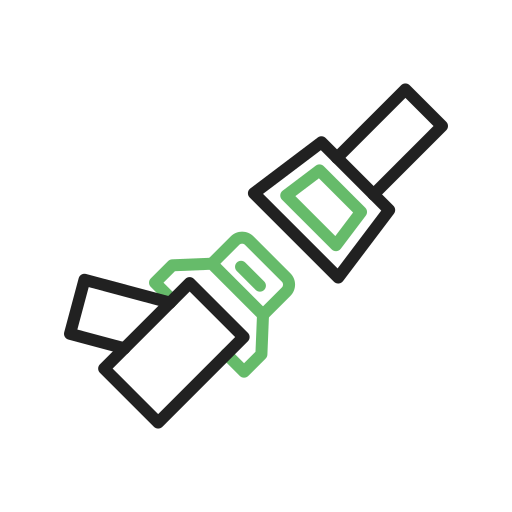 Seat belt Generic color outline icon
