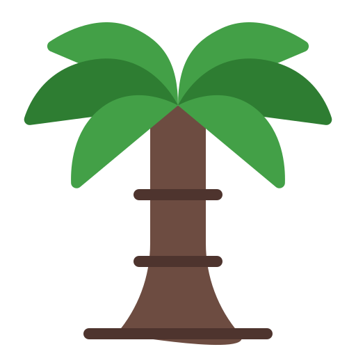 palmier dattier Generic color fill Icône