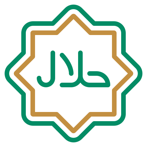 halal Generic color outline icoon