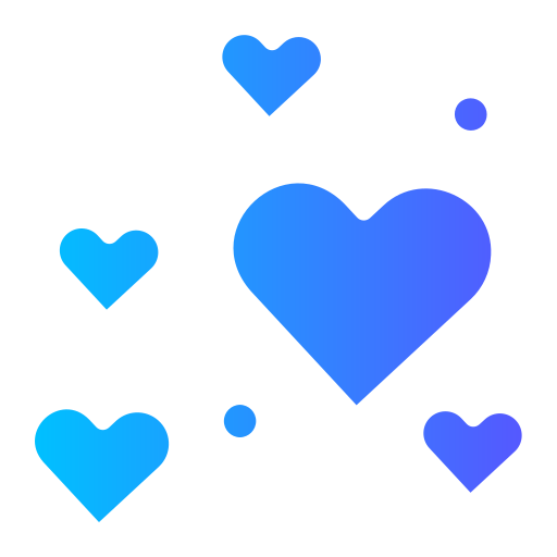 corazón Generic gradient fill icono