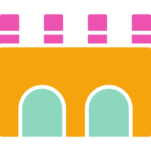 運河 Generic color fill icon