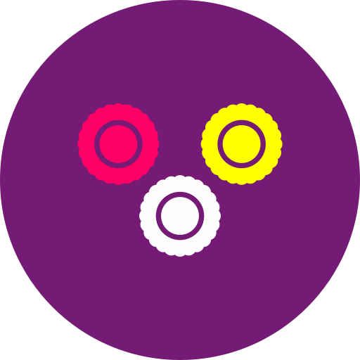 미트볼 Generic color fill icon