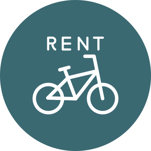 wypożyczalnia rowerów Generic color fill ikona