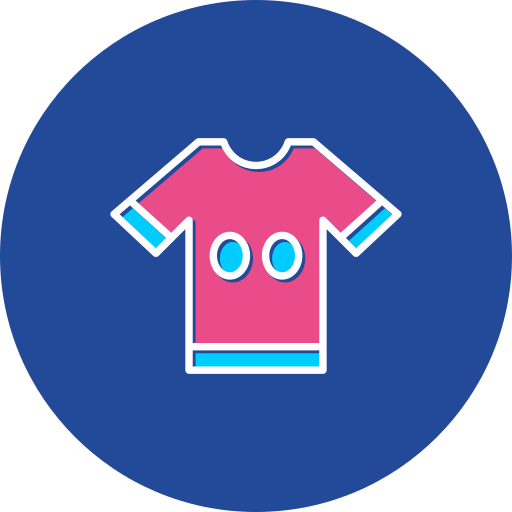 Football jersey Generic color lineal-color icon