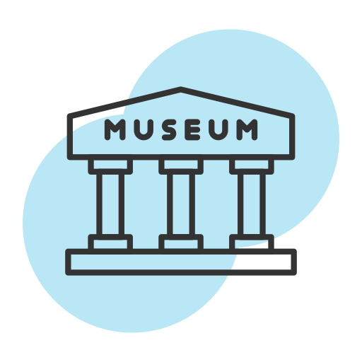Museum Generic color lineal-color icon