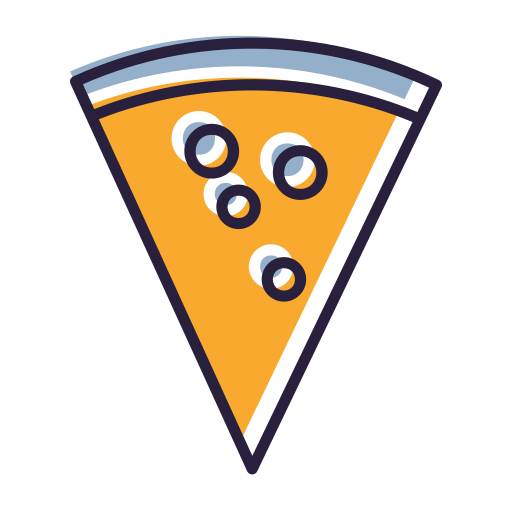 pizza Generic color lineal-color icono