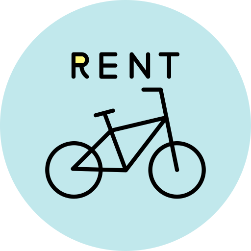 Bike rental Generic color lineal-color icon