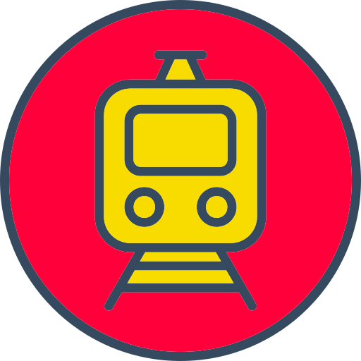 Трамвай Generic color lineal-color иконка