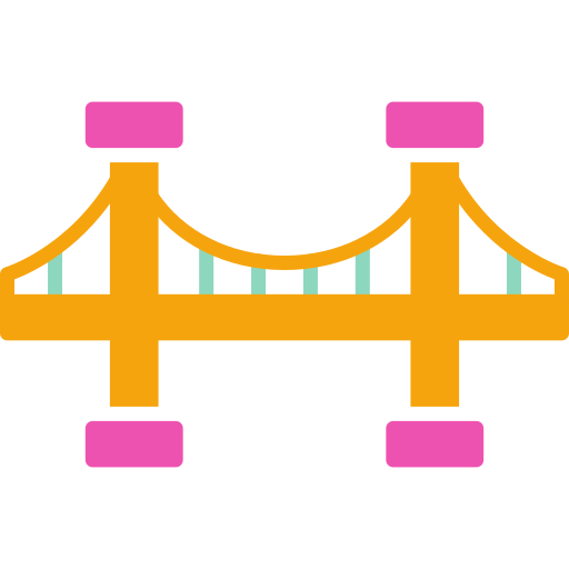 ponte Generic color fill icona