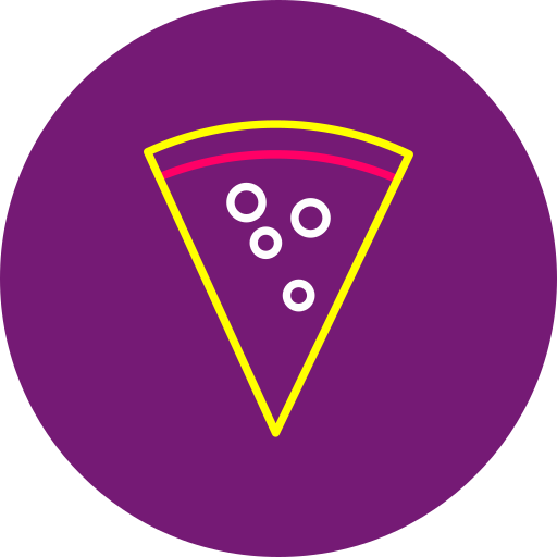 pizza Generic color fill icona