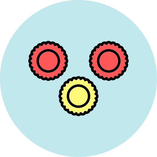 polpette Generic color lineal-color icona