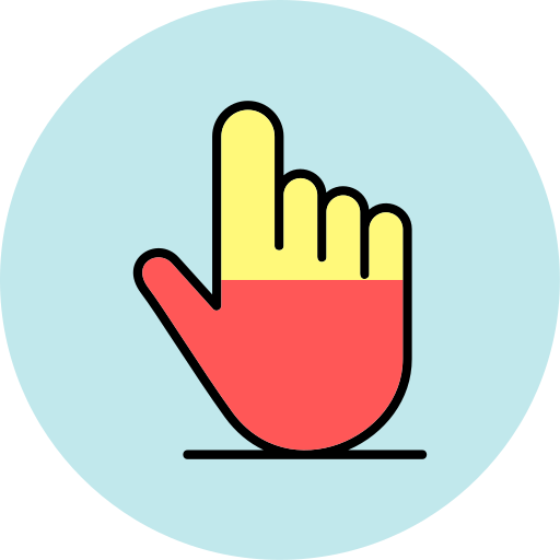 gest ręki Generic color lineal-color ikona