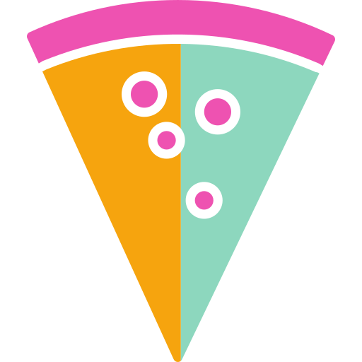 Пицца Generic color fill иконка
