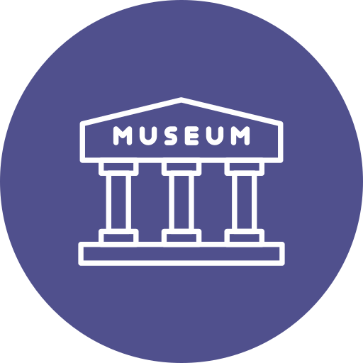 Museum Generic color fill icon