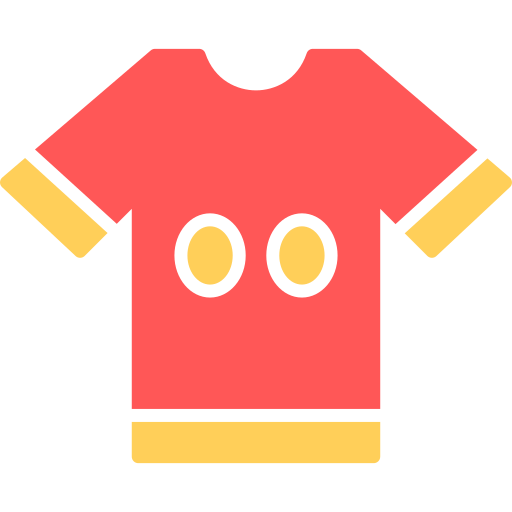maglietta da calcio Generic color fill icona
